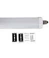 V-Tac vandtæt 24W komplet LED armatur - 120 cm, 160 lm/W, gennemfortrådet, IP65, 230V