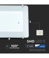 V-Tac 200W LED projektør - Samsung LED chip, arbejdslampe, udendørs