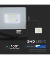 V-Tac 10W LED projektør - Samsung LED chip, arbejdslampe, udendørs