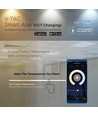 40W Smart Home LED panel - Højde:25mm, 60x60, Tuya/Smart Life, Virker med Google Home, Alexa og smartphones, hvid kant