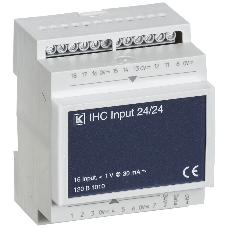 IHC Control input 24 V DC / 24 mA med 16 indgange - Lauritz Knudsen