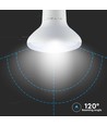 V-Tac 10W LED spotpære - Samsung LED chip, R80, E27