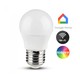 V-Tac 5W Smart Home krone LED pære - Tuya/Smart Life, virker med Google Home, Alexa og smartphones, E27, G45
