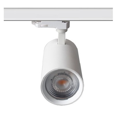 LEDlife hvid skinnespot 28W - Flicker free, Citizen LED, RA90, 3-faset