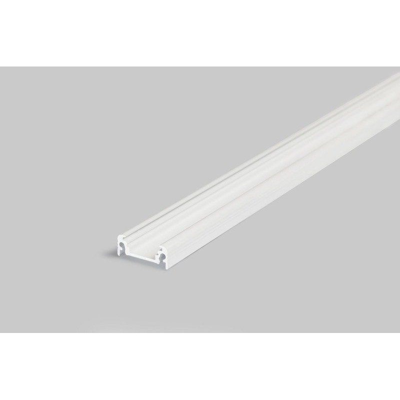 Aluminiums profil i Hvid Til LED Strip (Model S) - 2 Meter