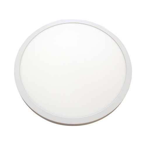 Outlet: Ø60 LED rundt panel, 40W - Højde: 4cm, hvid kant, inkl. lyskilde