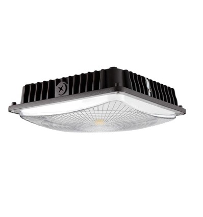 Restsalg: 120W LED lampe til tankstationer - Meanwell driver 130 lm/W, IP65, 230V