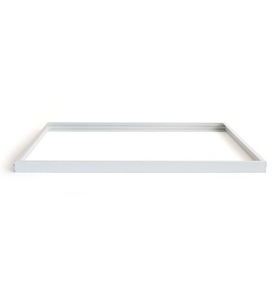 Ramme til 120x60 LED panel - Samles nemt med skruer, hvid kant