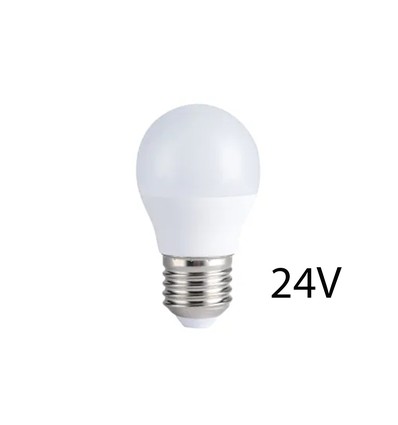 E27 4,5W LED pære - 24V, G45