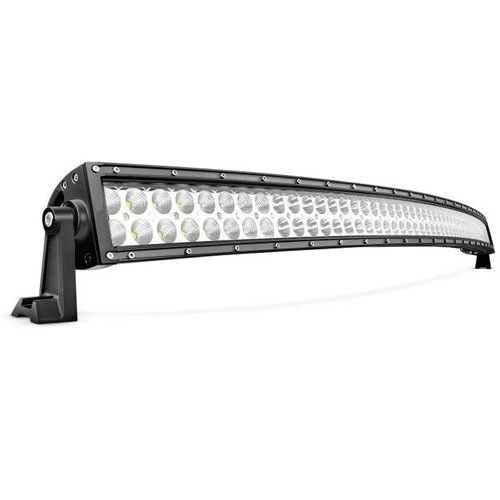 300W LED lysbom buet - Bil, lastbil, traktor, udrykningskøretøjer, kold hvid, 12V / 24V