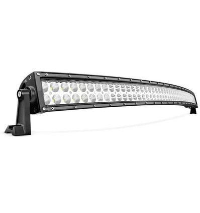 300W LED lysbom buet - Bil, lastbil, traktor, udrykningskøretøjer, kold hvid, 12V / 24V