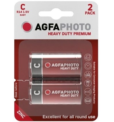 C/MN1400 2-pak AgfaPhoto batteri - Alkaline, 1,5V