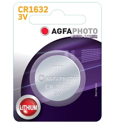 CR1632 1 stk AgfaPhoto knapcellebatteri - Lithium, 3V