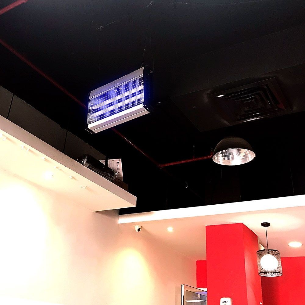 V-Tac insektlampe - 2x8W, indendørs, UV-lys, dækker 50m2 billede