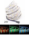 12W/m RGB+WW LED strip - 5 meter, IP20, 60 LED pr. meter, 24V