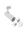 25W 3-faset RA80 skinnespot - Hvid, To spredningsgrader