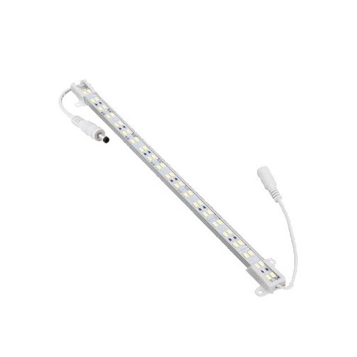 1 meter vandtæt akvarie aluprofil - 24V, 16W LED, 10000K, IP65, med stik