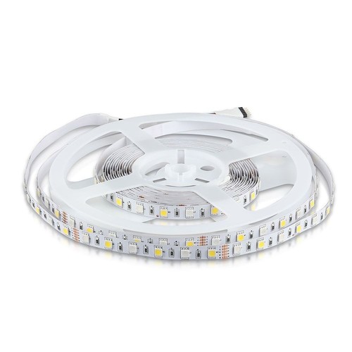 5m 10,8W/m RGB+NW LED strip - 60 LED pr. meter