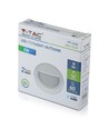 V-Tac 2W LED trappebelysning - Hvid, til påbygning, IP65 udendørs, 230V