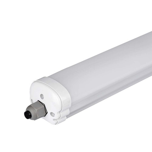 V-Tac vandtæt 36W komplet LED armatur - 120 cm, 120lm/W, Samsung LED chip, gennemfortrådet, IP65, 230V