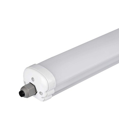 V-Tac vandtæt 36W komplet LED armatur - 120 cm, 120lm/W, Samsung LED chip, gennemfortrådet, IP65, 230V