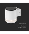 0.55W Solcelle væglampe LED - IP54, Hvid