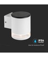0.55W Solcelle væglampe LED - IP54, Hvid