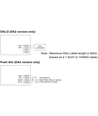 Meanwell LCM-60DA DALI dæmpbar driver til LED panel - Med Dali interface + push dim, passer til vores 45W LED paneler