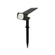 Solcelle havespot med fjernbetjening - Sort, med spyd, CCT, 2W, IP65