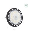 Spectrum 100W LED high bay - 125lm/W, IP65, 90 grader