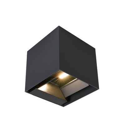 V-Tac 3W Solcelle væglampe LED - Sort, sensor, IP65
