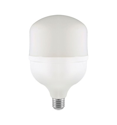 E27 50W LED pære - T140, med E40 fatningsadapter