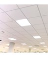 60x60 LED panel, 25W - Højde:33mm, 180lm/w, hvid kant
