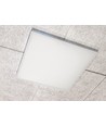 60x60 LED panel i ramme, 40W - Indbygget i hvid ramme, til direkte montering