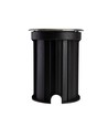 Lukka Connect GU10 250V IP67 Ø108x140 grå rund, indbygningsspot, gennemfortrådet, uden lyskilde