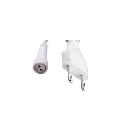 150 cm kabel til almindelig stikkontakt - Passer til  LEDlife 10W og 18W IP65 LED armatur, IP65