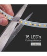 V-Tac 10W/m LED strip IC løbelys - 10m, løbelys, inkl kontroller, 120 LED pr. meter, 24V