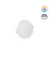 12W Smart Home LED indbygningspanel - Tuya/Smart Life, Google Home og app, hul: Ø15,5 cm, Mål: Ø16,2 cm