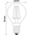 2W LED pære - G45, E14, 230V