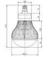 Outlet: LEDlife kraftig 120W pære - Inkl. wireophæng, 120lm/w, 230V, E40