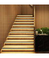 Trappe LED COB stripsæt, 11W per trin - 24V DC, IP20, Op til 16 trin, med sensor + fjernbetjening