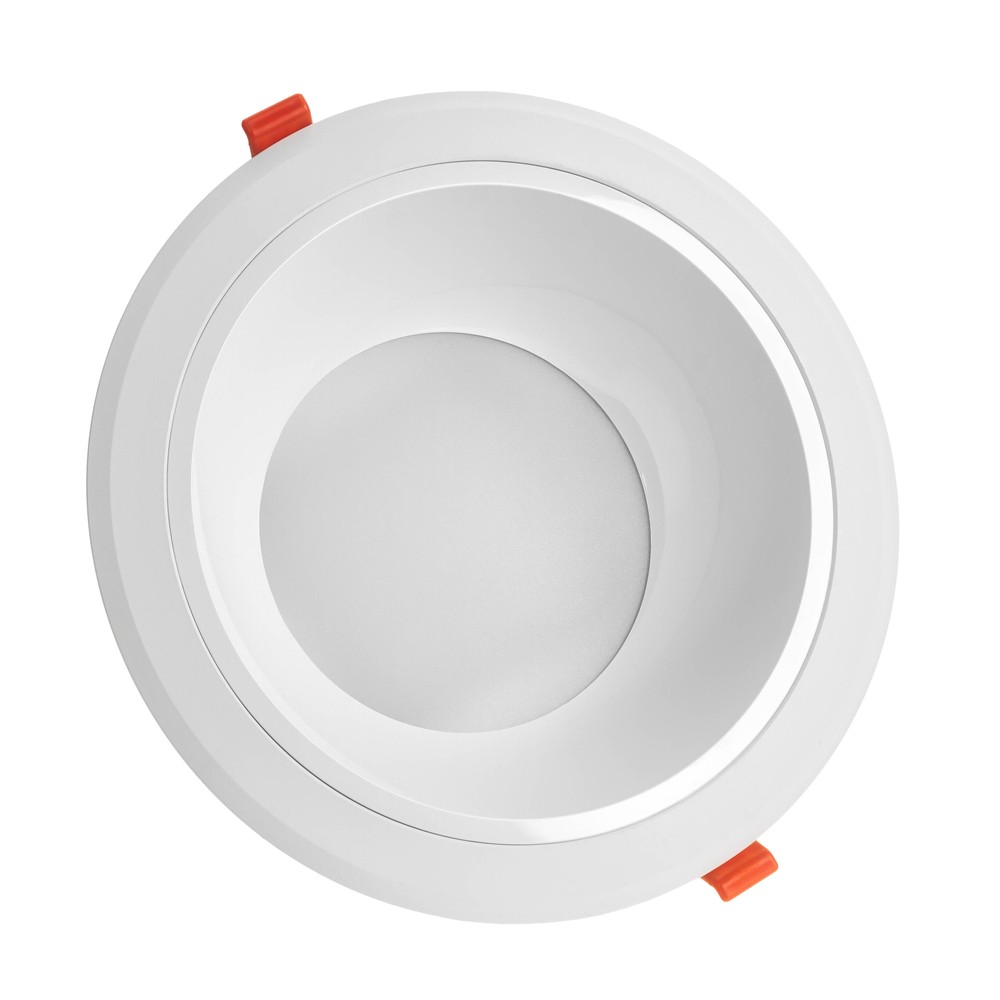 Ceiline III Downlight 25W - uden lyskilde, neutral hvid, 230V, 90°, IP44, 230x100mm, hvid, rund - Dæmpbar : Ikke dæmpbar, Kulør : Neutral