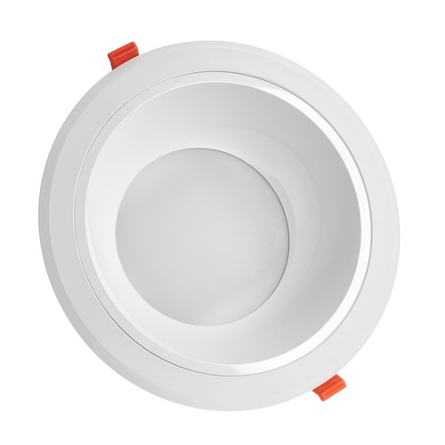 Ceiline III Downlight 25W - uden lyskilde, neutral hvid, 230V, 90°, IP44, 230x100mm, hvid, rund