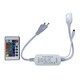 230V RGB CLIP-ON controller - Inkl. endeprop, til 230V, memory funktion, infrarød fjernbetjening, 50 m
