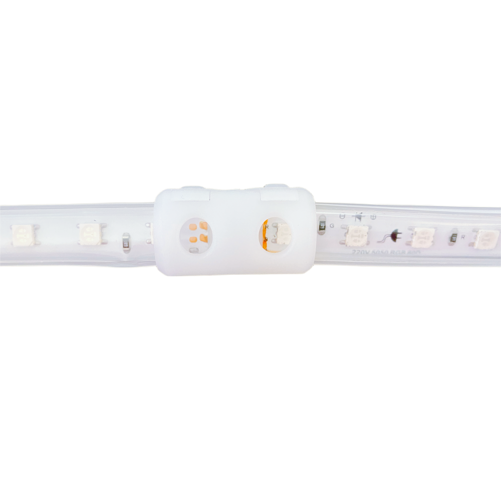 Samler til LED strip - 230V RGB CLIP-ON billede