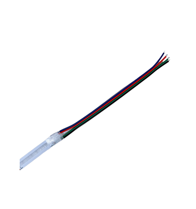 LED strip samler til løse ledninger - 10mm, RGB COB, IP20, 5V-24V