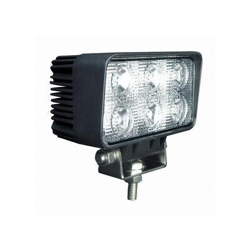 18W LED arbejdslampe - Bil, lastbil, traktor, trailer, udrykningskøretøjer, kold hvid, 12V / 24V