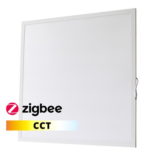 LEDlife 60x60 Zigbee CCT Smart Home LED panel - 36W, CCT, Bagbelyst, hvid kant