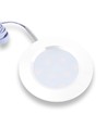 LEDlife Reco68 møbelspot indbygning RA92 - Hul: Ø5,6 cm, Mål: Ø6,8 cm, Mat hvid, 2,5W, 12V DC