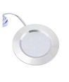 LEDlife Reco68 møbelspot indbygning RA92 - Hul: Ø5,6 cm, Mål: Ø6,8 cm, børstet stål, 2,5W, 12V DC